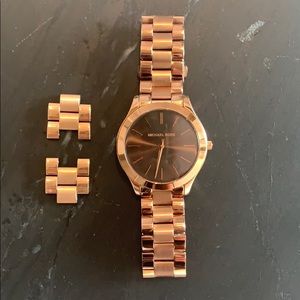 Michael Kors rose gold watch